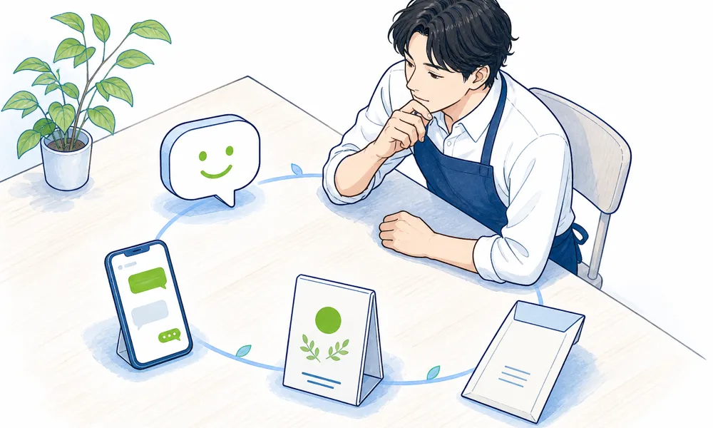 口頭やLINE、メールで使えるGoogle口コミ依頼文の例