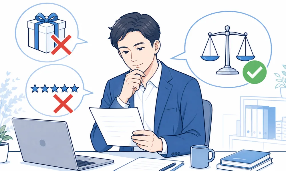 Google口コミの依頼文で避けたいNGな言い回し